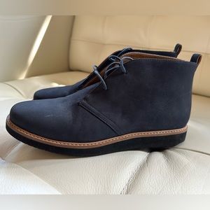 Clarks, Navy Blue, Suede Boot, Sz 9.5 Women’s